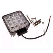 Фара противотуманная KS-WSQ16F-CH«OFF - Road»,16 диодов,48W 110*65*125 мм,12/24 V 54873