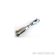 Тяга 80-4607260-01 управления гидрораспределителем (короткая) в сборе (с вилками)  МТЗ