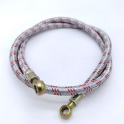 Топливопровод 1221-1101480 (МР) (L=2220, вн.d штуц.=10)  МЕТАЛЛ. оплетка МТЗ-1221