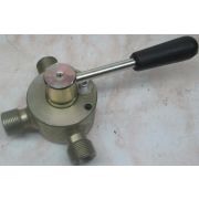 Кран гидравлический 3-х ходовой 22х1,5 с открытым центром КГЗХОЦ 22х1,5